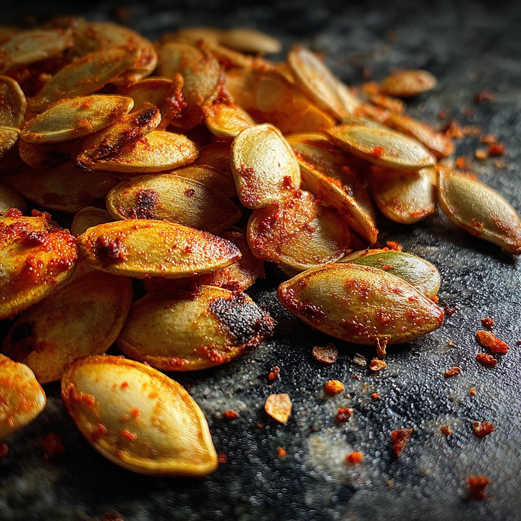 Spicy Roasted Pumpkin Seeds