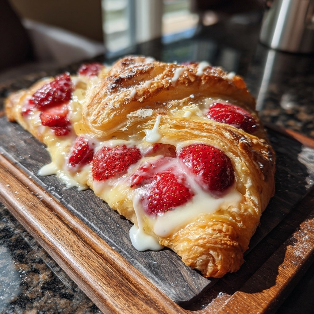 Strawberry Cream Cheese Danish