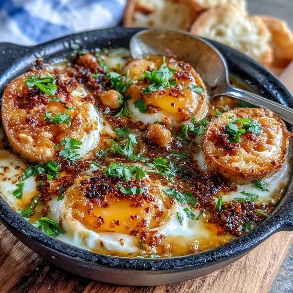 Curried Eggs And Chickpeas