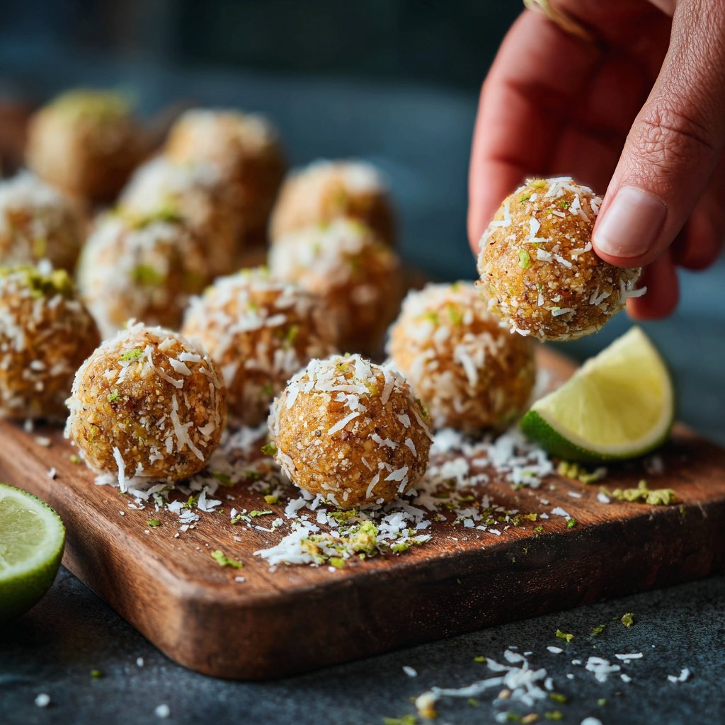 Lime Coconut Energy Bites
