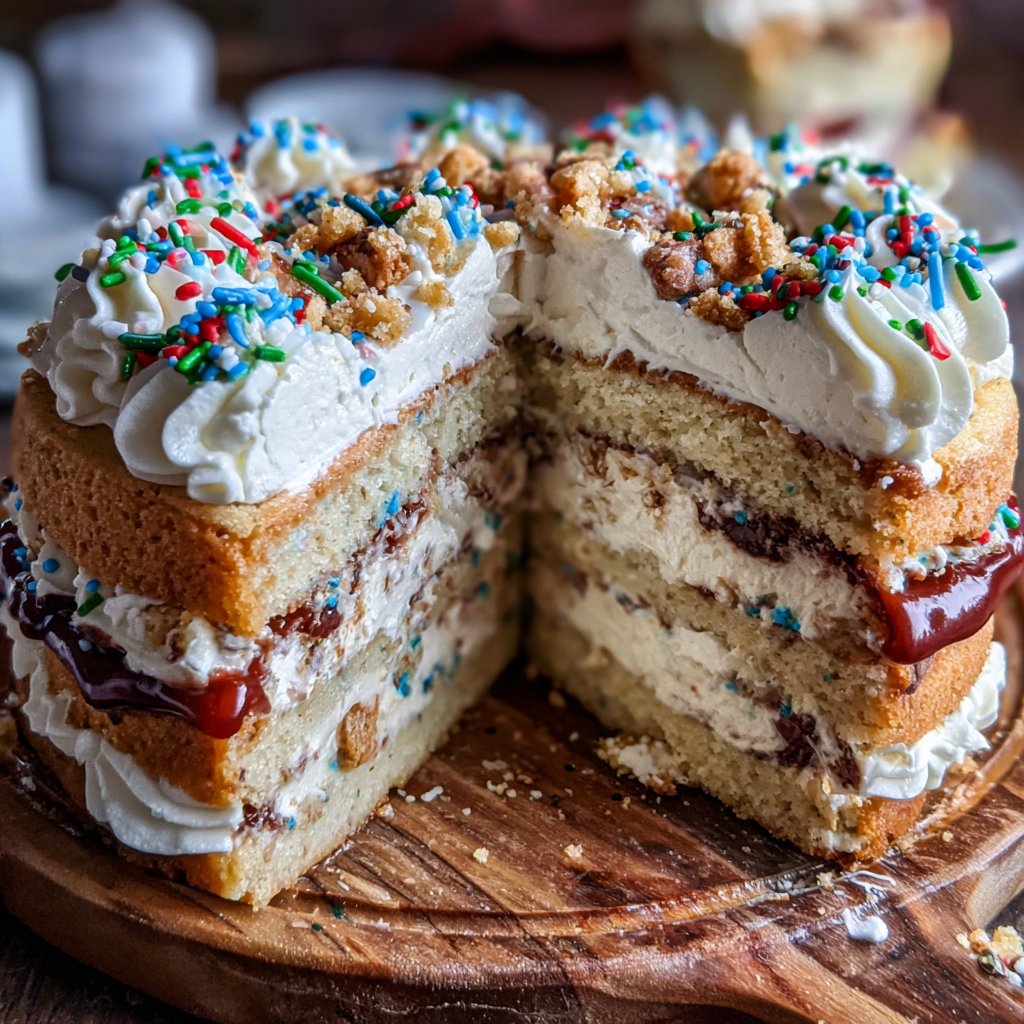 Festive Graduation Cookie Cake